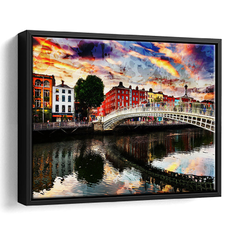 Dublin Framed Canvas Prints Wall Art Decor - Painting Canvas, Framed Picture, Home Decor