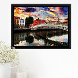 Dublin Framed Canvas Prints Wall Art Decor - Painting Canvas, Framed Picture, Home Decor