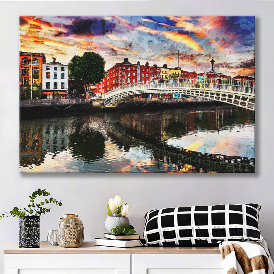 Dublin Canvas Prints Wall Art Decor - Painting Canvas, Art Print, Home Decor, Ready to Hang