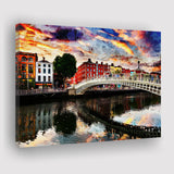Dublin Canvas Prints Wall Art Decor - Painting Canvas, Art Print, Home Decor, Ready to Hang
