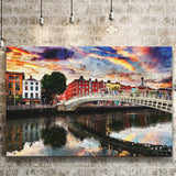 Dublin Canvas Prints Wall Art Decor - Painting Canvas, Art Print, Home Decor, Ready to Hang