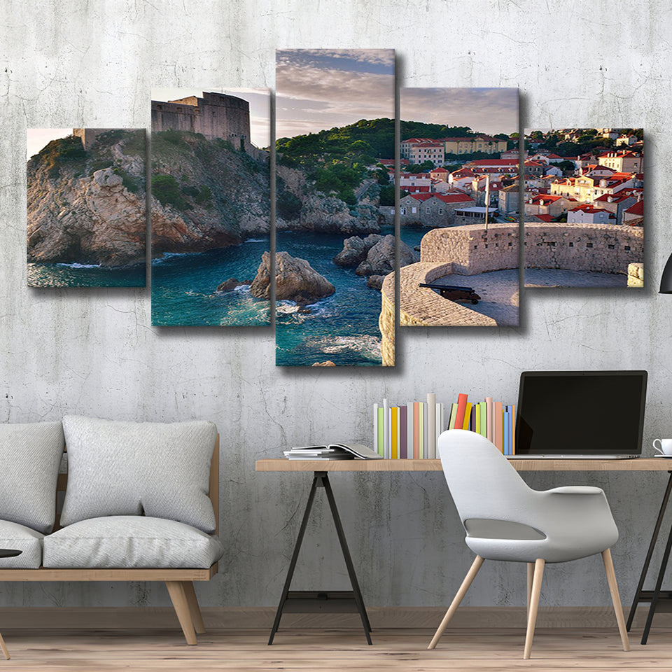 Dubrovnic Canvas Art, Dubrovnic Print Multi Panels,Canvas Prints Wall Art Home Decor