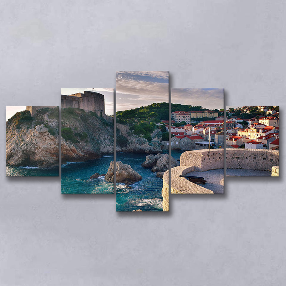 Dubrovnic Canvas Art, Dubrovnic Print Multi Panels,Canvas Prints Wall Art Home Decor