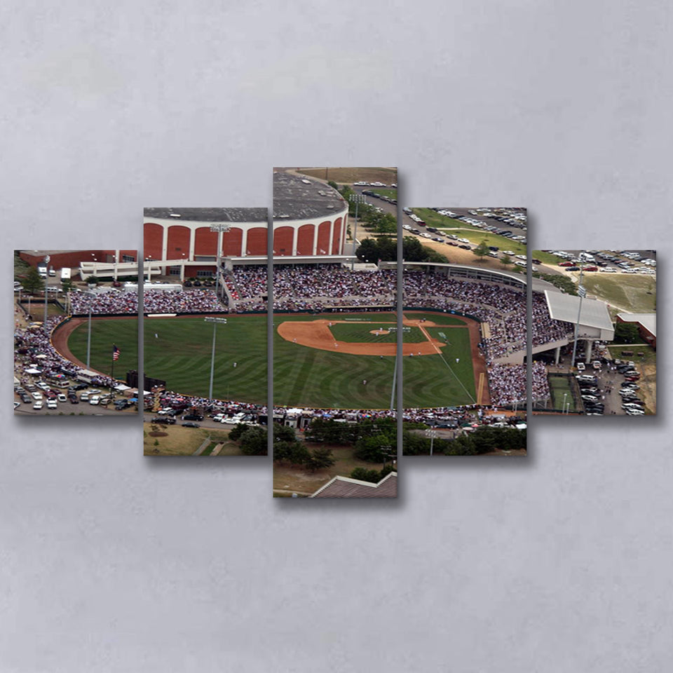 Dudy Noble Field Aerial View, Stadium Canvas, Sport Art, Large Canvas, Multi Panels, Canvas Prints Wall Art Decor