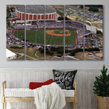 Dudy Noble Field Aerial View, Stadium Canvas, Sport Art, Gift for him, Multi Panels B, Canvas Prints Wall Art Decor