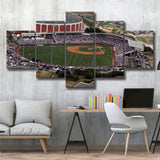 Dudy Noble Field Aerial View, Stadium Canvas, Sport Art, Large Canvas, Multi Panels, Canvas Prints Wall Art Decor