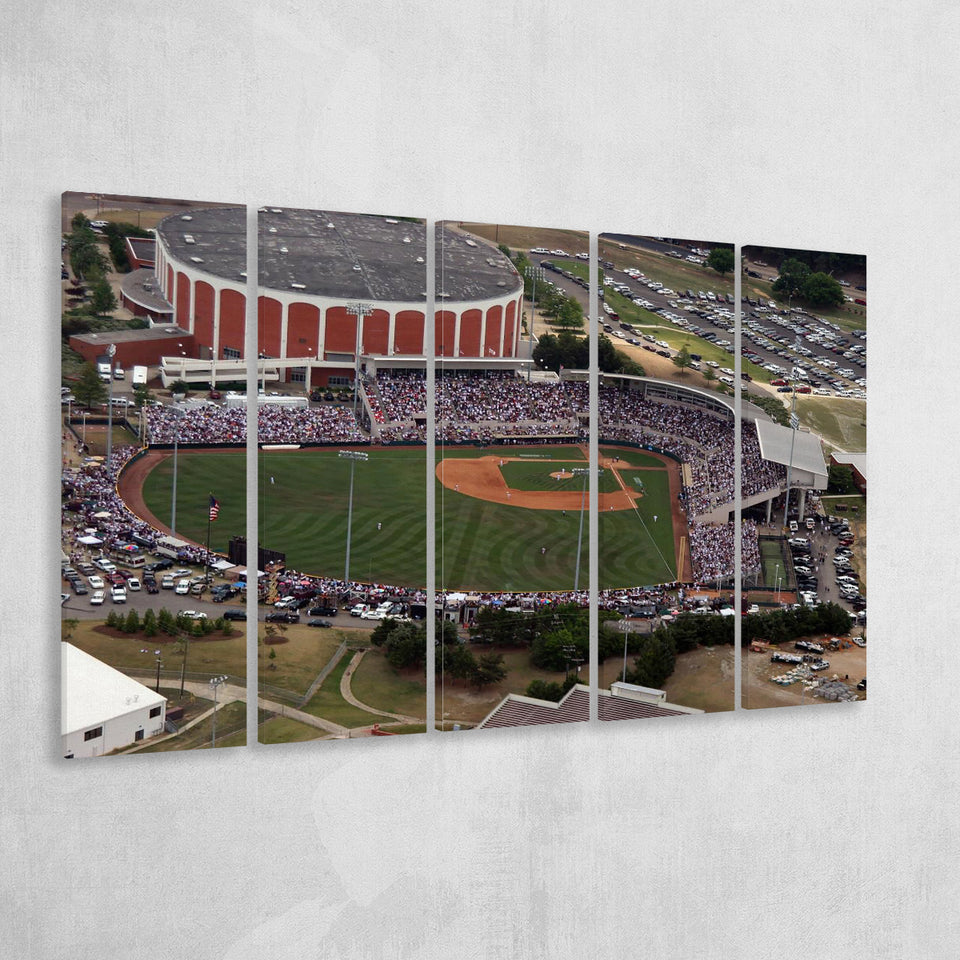 Dudy Noble Field Aerial View, Stadium Canvas, Sport Art, Gift for him, Multi Panels B, Canvas Prints Wall Art Decor