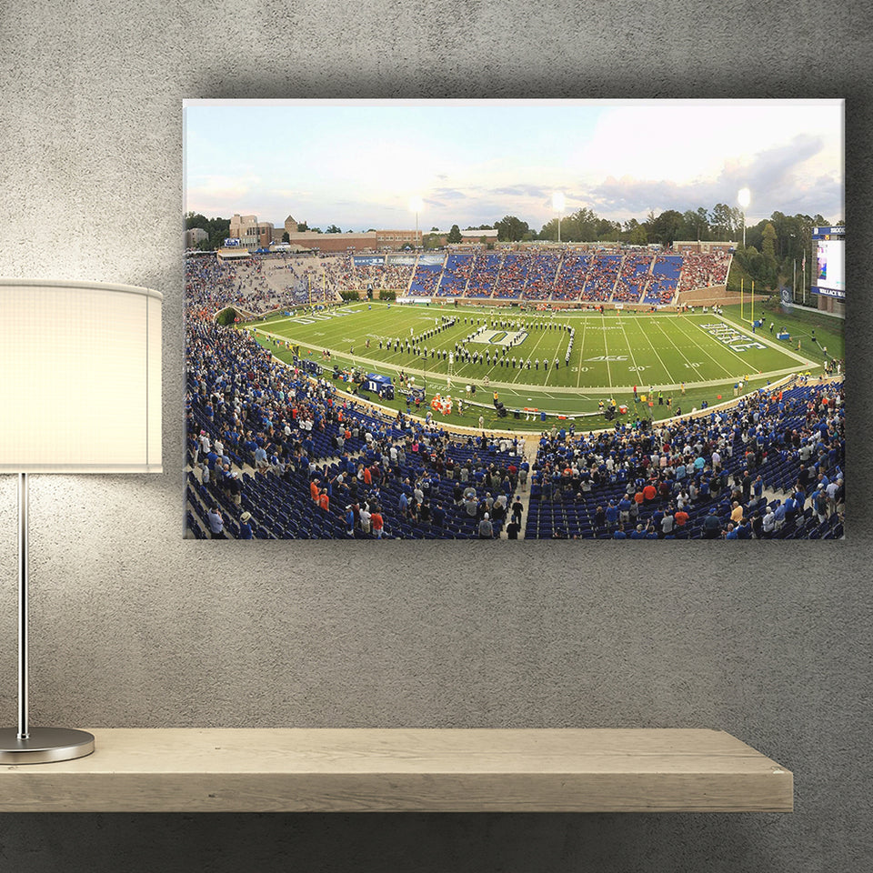 Duke Blue Devils Stadium Canvas Prints Wallace Wade Stadium Wall,Sport Stadium Art Prints, Fan Gift, Wall Decor