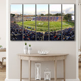 Duke Blue Devils Stadium Canvas Prints Wallace Wade Stadium Wall,Multi Panels B,Sport Stadium Art Prints, Fan Gift