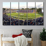 Duke Blue Devils Stadium Canvas Prints Wallace Wade Stadium Wall,Multi Panels B,Sport Stadium Art Prints, Fan Gift