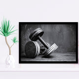 Dumbbells 2 Framed Art Prints Wall Decor - Painting Prints, Framed Picture, Home Decor