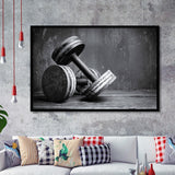 Dumbbells 2 Framed Art Prints Wall Decor - Painting Prints, Framed Picture, Home Decor