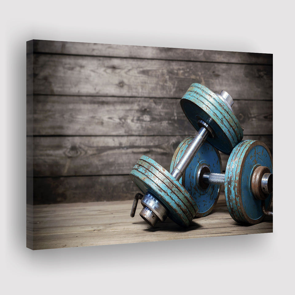 Dumbbells Canvas Prints Wall Art Decor - Paiting Canvas, Art Prints, Wall Decor, For Sale