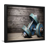 Dumbbells Framed Art Prints Wall Decor - Painting Prints, Framed Picture, Home Decor