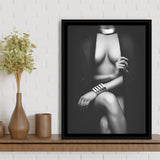 Elegance Framed Canvas Prints Wall Art Home Decor - Painting Canvas,Black Frame, Ready to hang