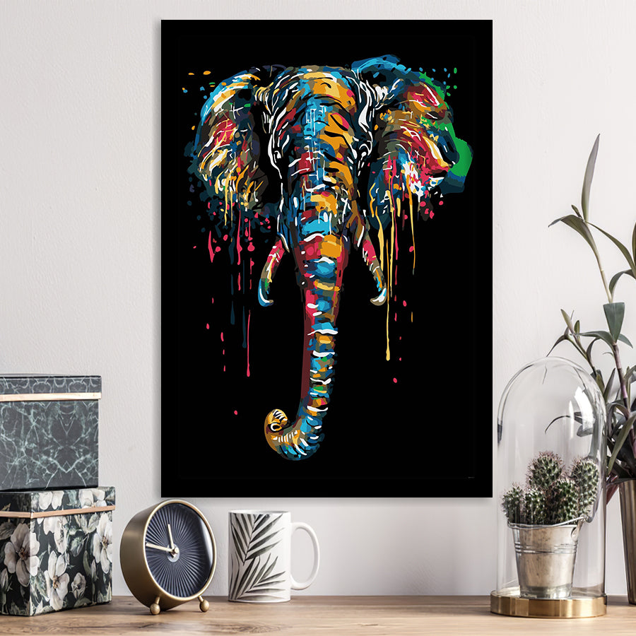 Elephant Kunye Framed Art Prints Wall Decor - Art Prints, Framed Picture,For Sale, Ready to hang