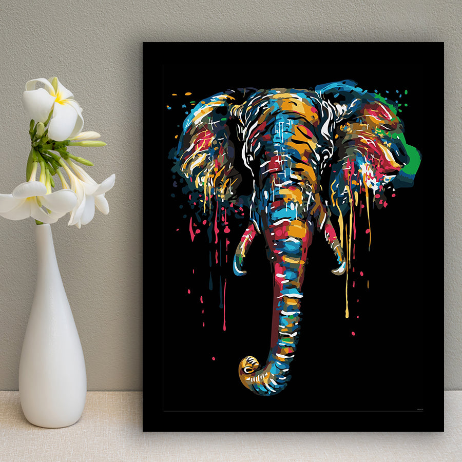 Elephant Kunye Framed Art Prints Wall Decor - Art Prints, Framed Picture,For Sale, Ready to hang