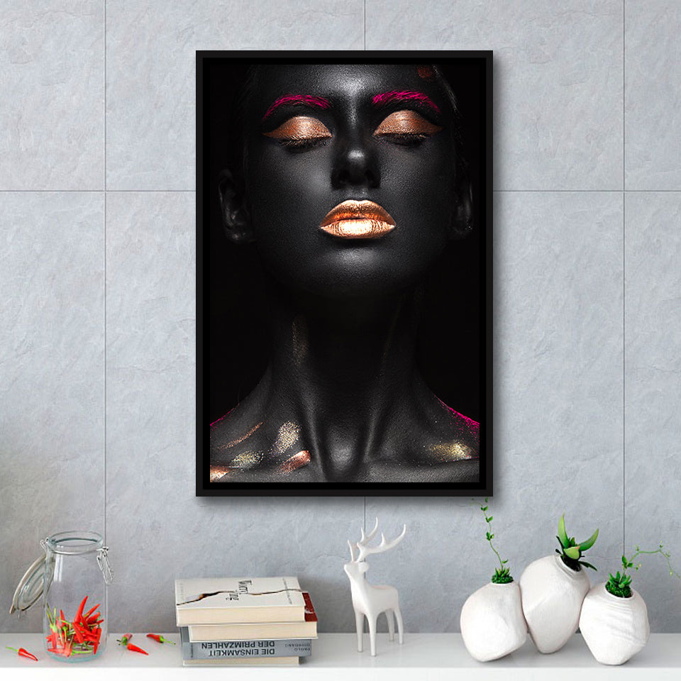 Ensitti Framed Canvas Prints Wall Art Home Decor - Painting Canvas,Black Frame, Ready to hang