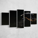 Eagles Hunting Fish, Multi Panels, 5 Pieces, Canvas Prints Wall Art Home Decor