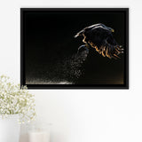 Eagles Hunting Fish, Framed Canvas Prints Wall Art Home Decor,Floating Frame, Ready to Hang