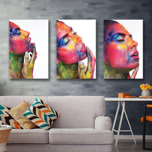 Body painting Canvas Print