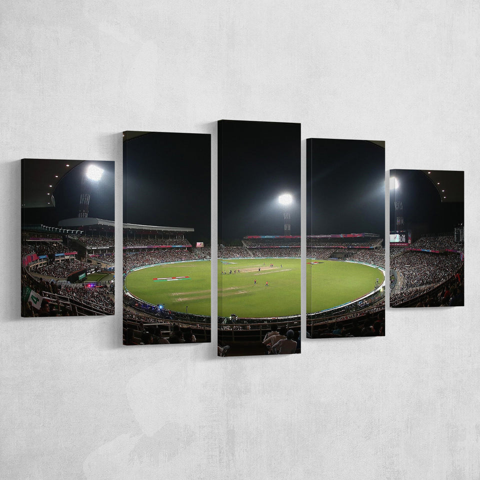 Eden Gardens in Kolkata, Stadium Canvas, Sport Art, Large Canvas, Multi Panels, Canvas Prints Wall Art Decor