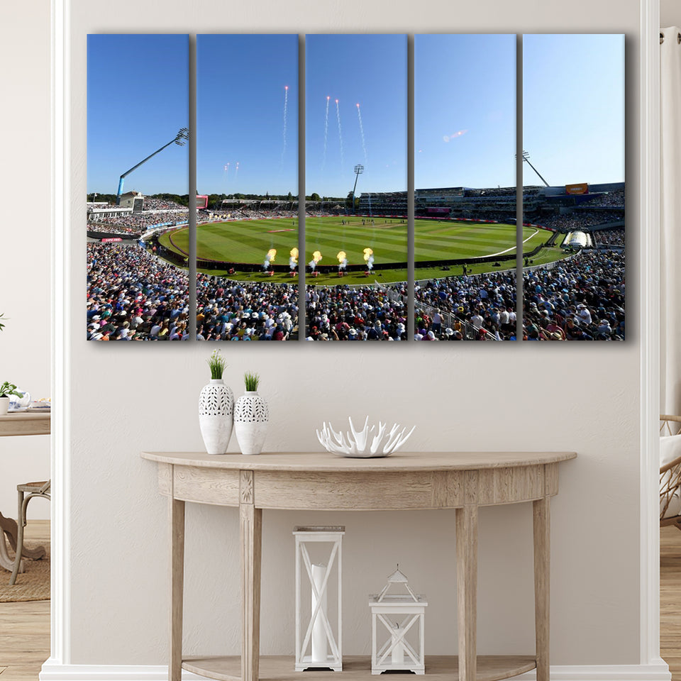 Edgbaston Stadium in Birmingham, Stadium Canvas, Sport Art, Gift for him, Multi Panels B, Canvas Prints Wall Art Decor