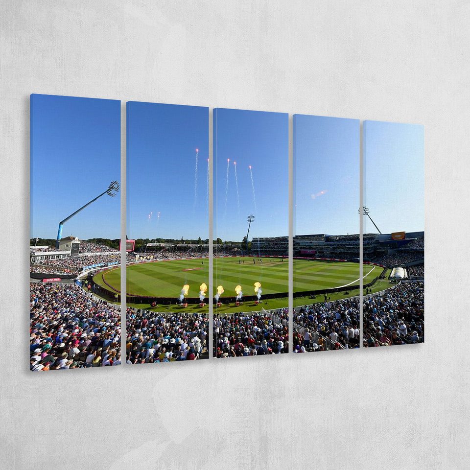 Edgbaston Stadium in Birmingham, Stadium Canvas, Sport Art, Gift for him, Multi Panels B, Canvas Prints Wall Art Decor