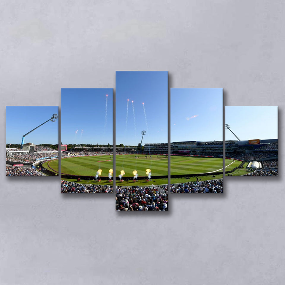 Edgbaston Stadium in Birmingham, Stadium Canvas, Sport Art, Large Canvas, Multi Panels, Canvas Prints Wall Art Decor