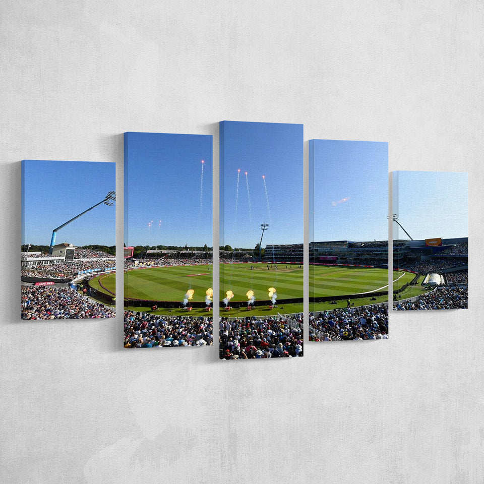 Edgbaston Stadium in Birmingham, Stadium Canvas, Sport Art, Large Canvas, Multi Panels, Canvas Prints Wall Art Decor