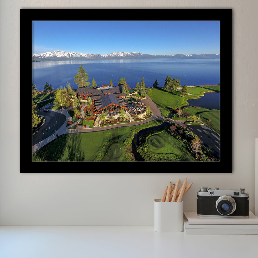 Edgewood Tahoe Golf Course Resort Stateline, Nevada, Golf Sport Print, Golf Lover, Framed Art Prints Home Decor