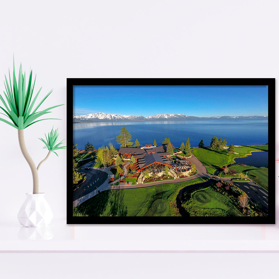 Edgewood Tahoe Golf Course Resort Stateline, Nevada, Golf Sport Print, Golf Lover, Framed Art Prints Home Decor