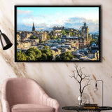 Edinburgh Skyline Framed Canvas Prints Wall Art Decor - Paiting Canvas, Art Prints, Floating Frame