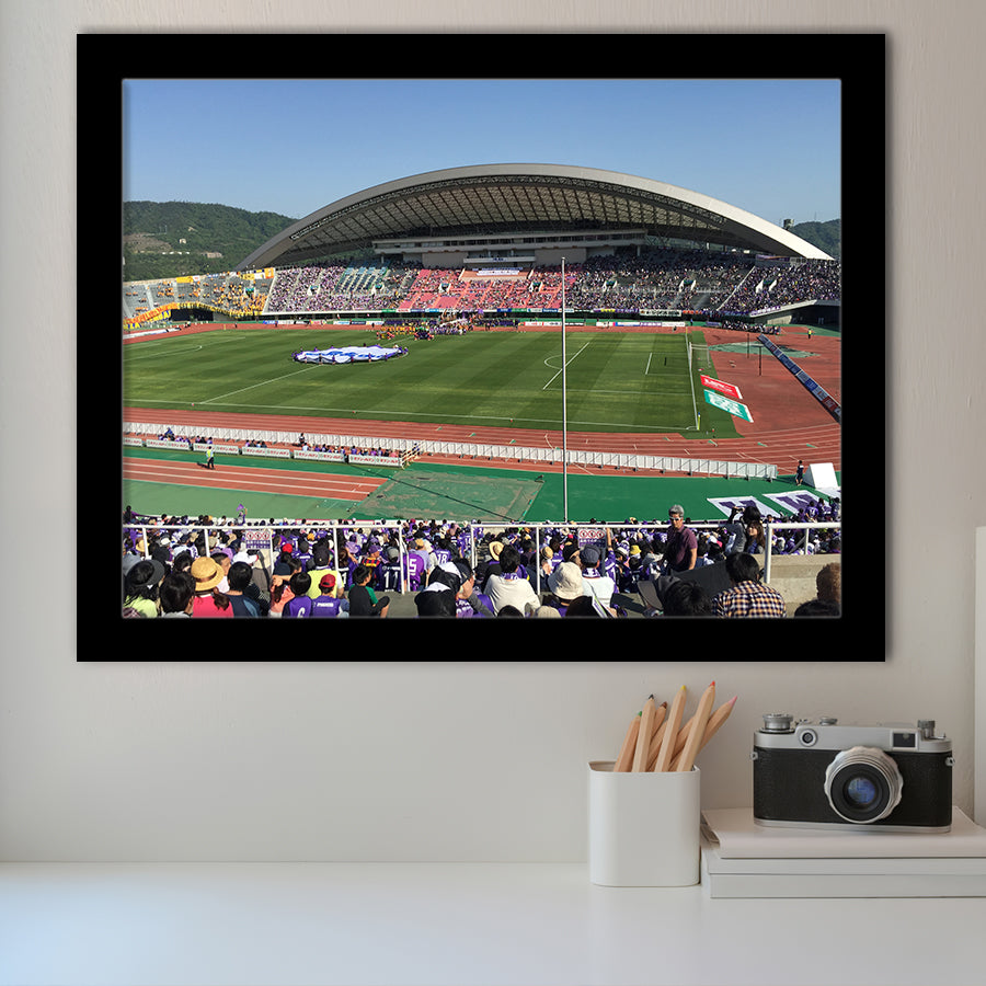 Edion Stadium Hiroshima, Stadium Canvas, Sport Art, Gift for him, Framed Art Prints Wall Art Decor, Framed Picture