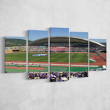 Edion Stadium Hiroshima, Stadium Canvas, Sport Art, Large Canvas, Multi Panels, Canvas Prints Wall Art Decor