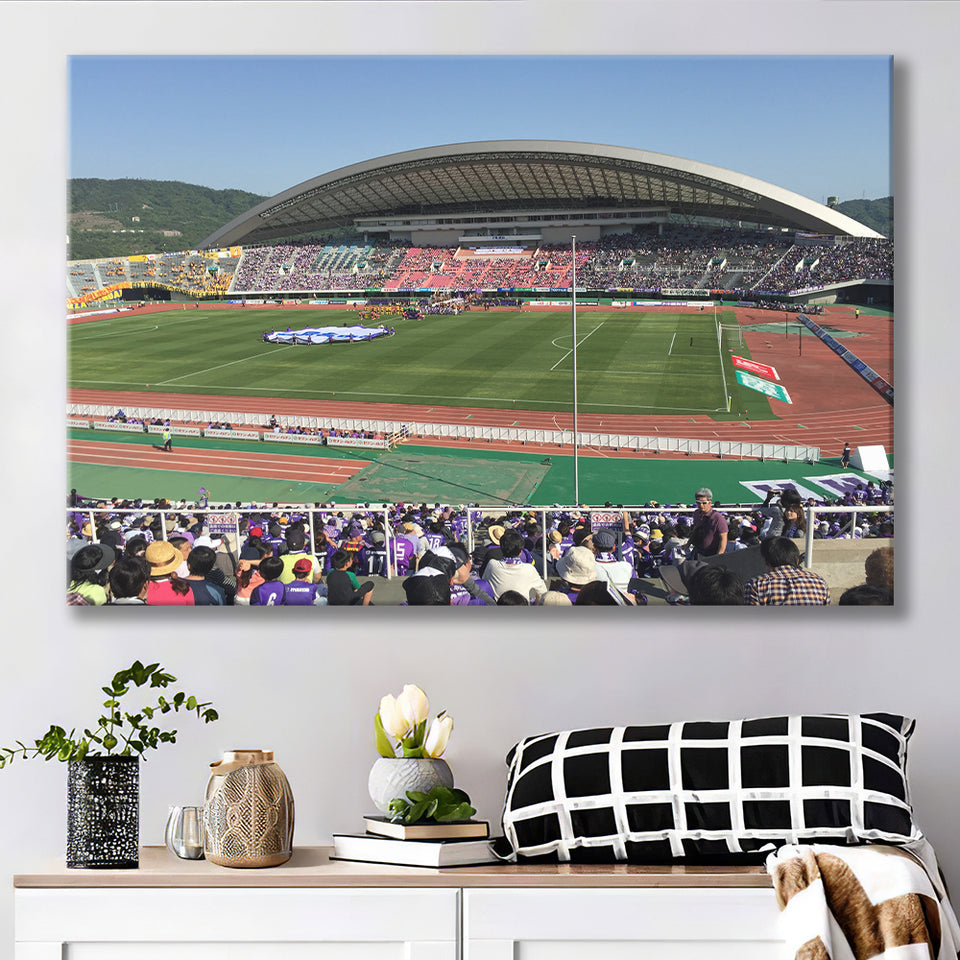 Edion Stadium Hiroshima, Stadium Canvas, Sport Art, Gift for him, Fan Gift, Canvas Prints Wall Art Decor