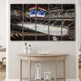 Edmonton Oilers Stadium Canvas Prints Rogers Place Wall Art Hockey,Multi Panels B,Sport Stadium Art Prints, Fan Gift