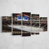 Edmonton Oilers Stadium Canvas Prints Rogers Place Wall Art Hockey,Multi Panels,Sport Stadium Art Prints, Fan Gift