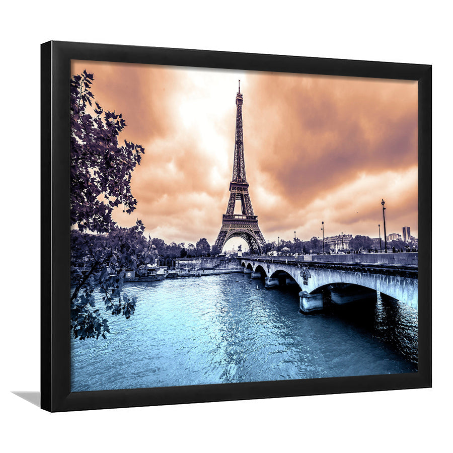 Eiffel Tower Art Framed Art Prints Wall Art Decor, Framed Picture, Home Decor