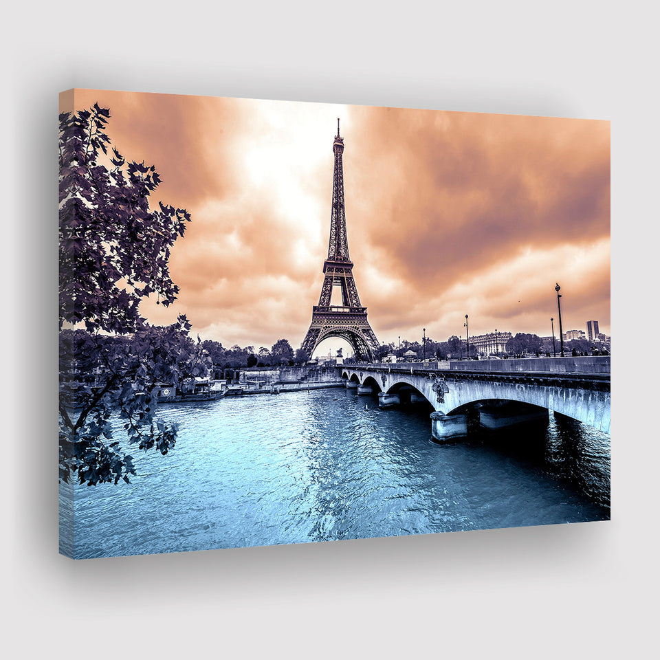 Eiffel Tower Art Canvas Prints Wall Art Decor - Painting Canvas,Home Decor, Ready to Hang