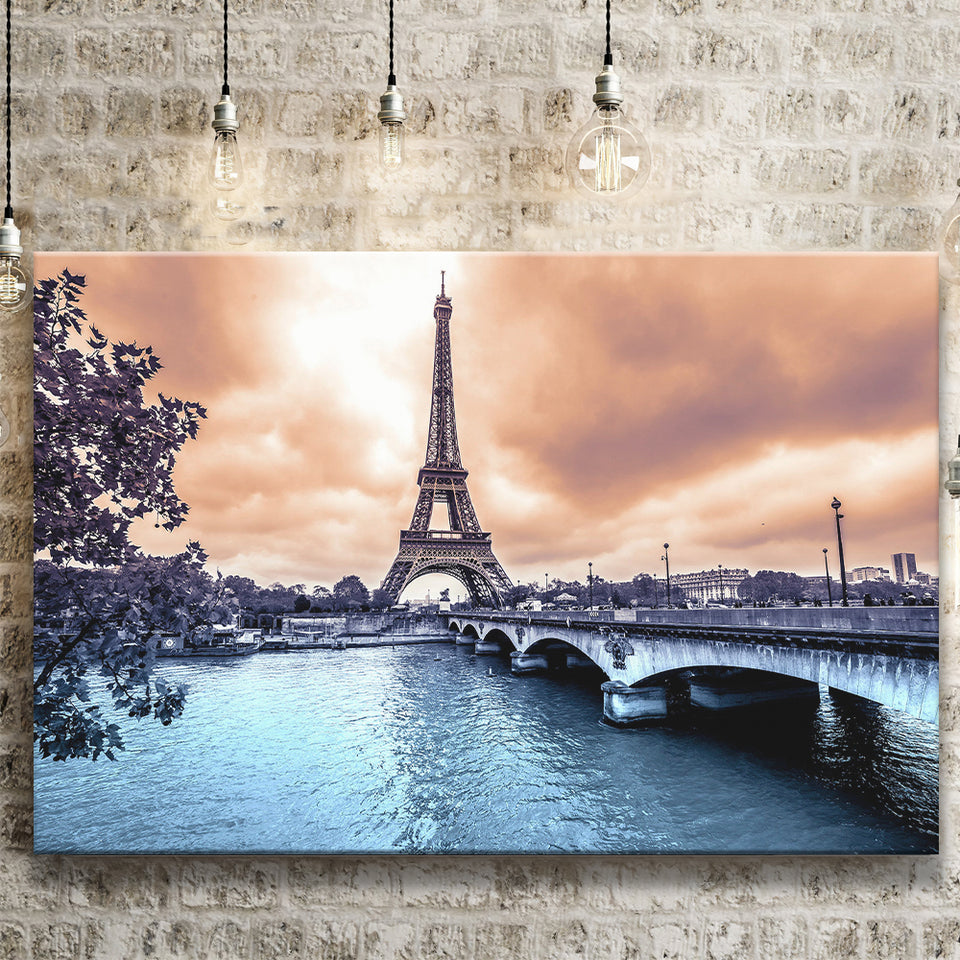 Eiffel Tower Art Canvas Prints Wall Art Decor - Painting Canvas,Home Decor, Ready to Hang