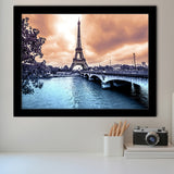 Eiffel Tower Art Framed Art Prints Wall Art Decor, Framed Picture, Home Decor