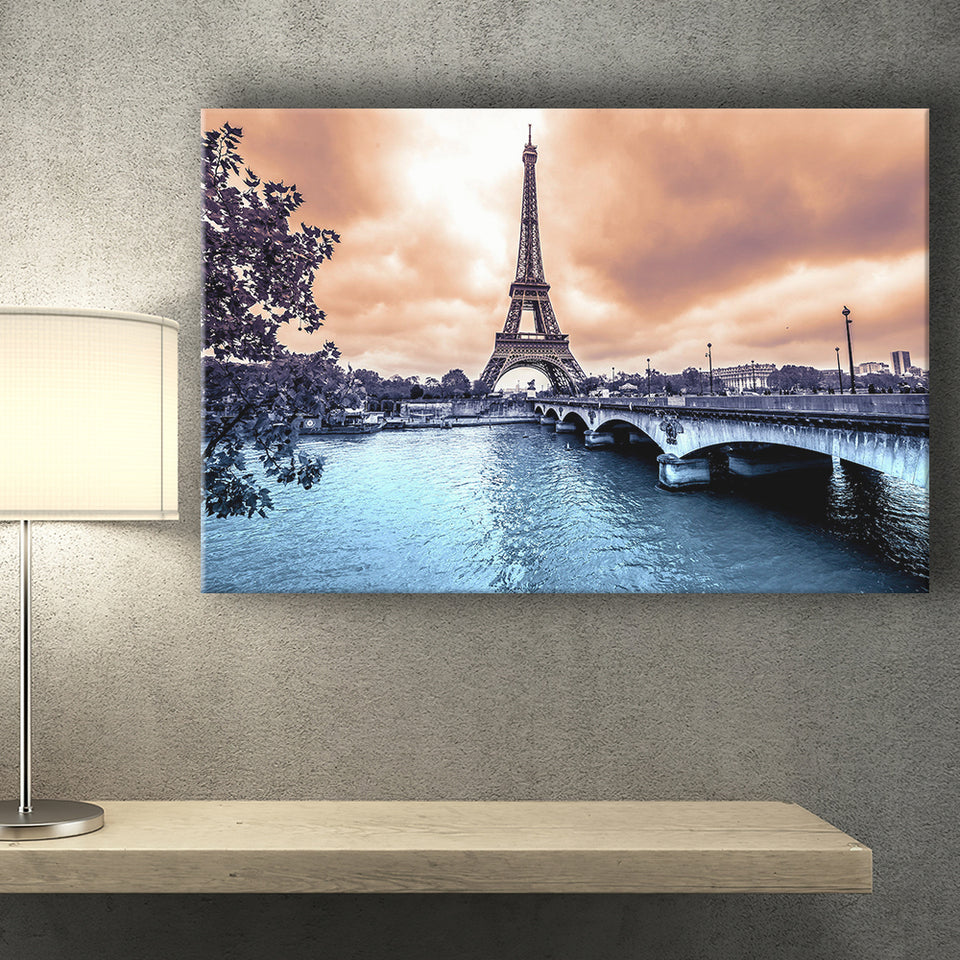 Eiffel Tower Art Canvas Prints Wall Art Decor - Painting Canvas,Home Decor, Ready to Hang