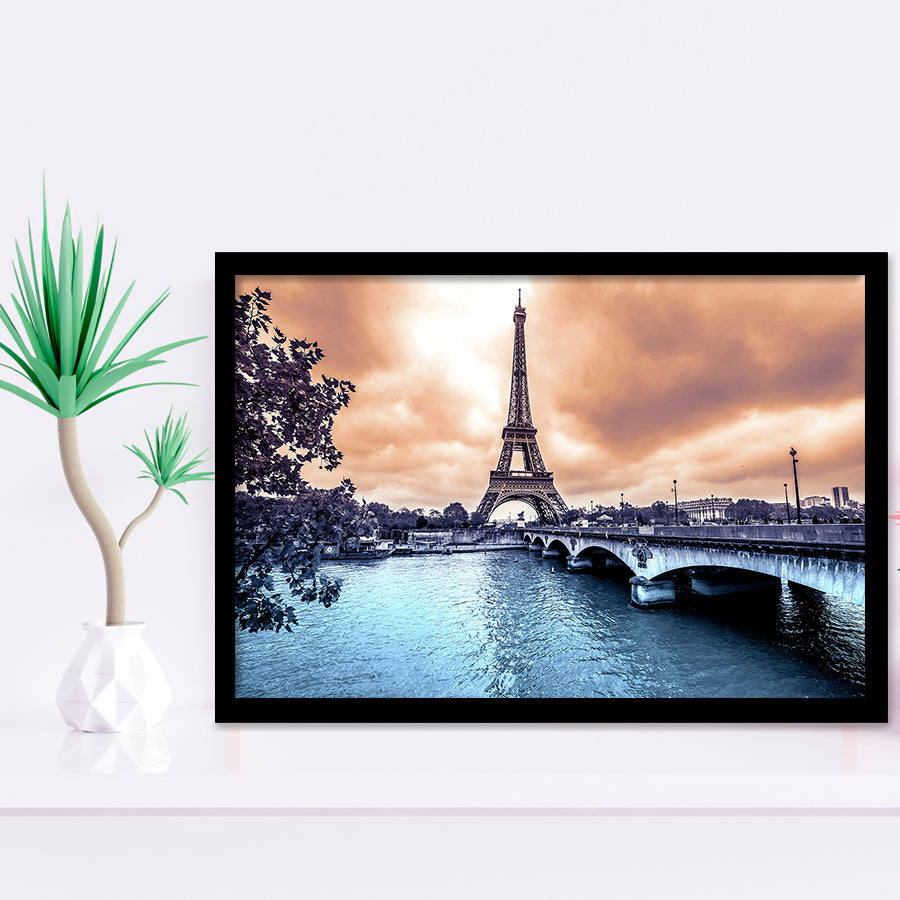 Eiffel Tower Art Framed Art Prints Wall Art Decor, Framed Picture, Home Decor