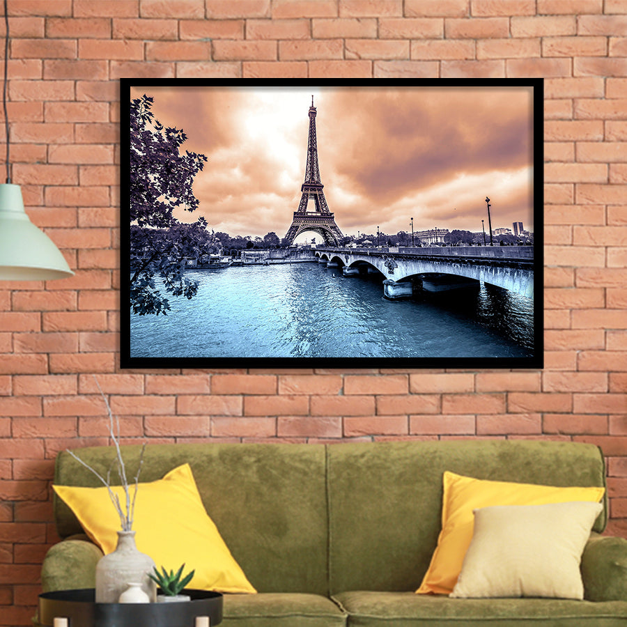 Eiffel Tower Art Framed Art Prints Wall Art Decor, Framed Picture, Home Decor