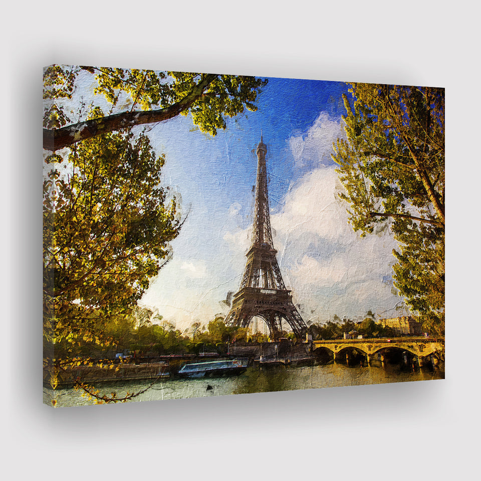 Eiffel Tower Awesome Canvas Prints Wall Art Decor - Paiting Canvas, Art Prints, Wall Decor, For Sale
