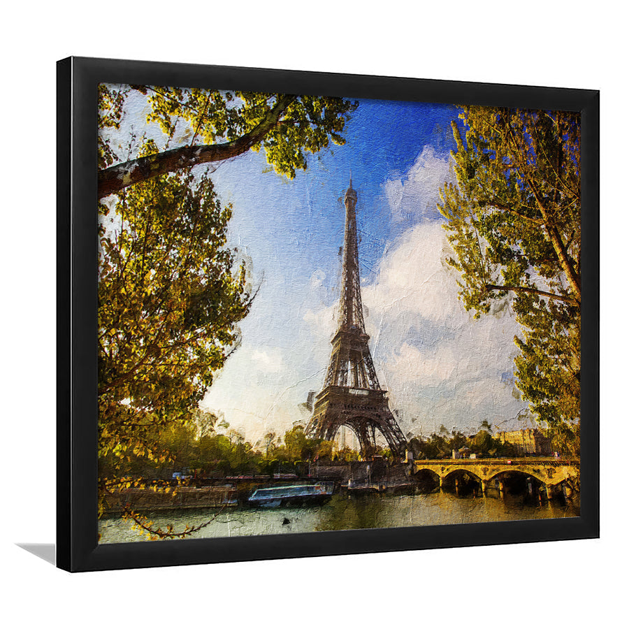 Eiffel Tower Awesome Framed Art Prints Wall Decor - Painting Prints, Framed Picture, Home Decor