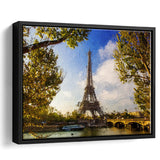 Eiffel Tower Awesome Framed Canvas Prints Wall Art Decor - Paiting Canvas, Art Prints, Floating Frame