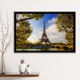 Eiffel Tower Awesome Framed Canvas Prints Wall Art Decor - Paiting Canvas, Art Prints, Floating Frame