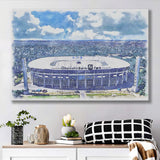 Eintracht Frankfurt Deutsche Bank Park Watercolor, Sport Art Prints Fan Gift, Canvas Prints Wall Art Decor